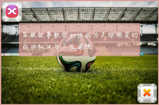 笨狼故事教你如何成为足球明星的成功秘诀与人生道理
