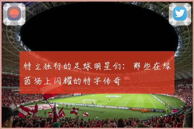特立独行的足球明星们：那些在绿茵场上闪耀的特字传奇